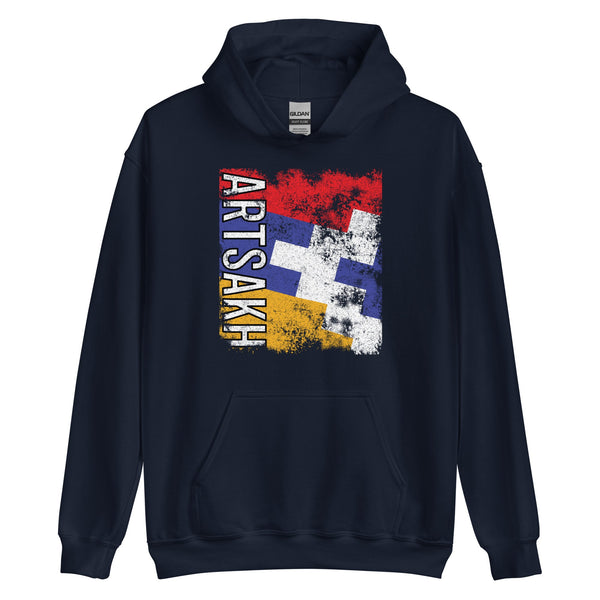 Artsakh Flag Distressed Hoodie