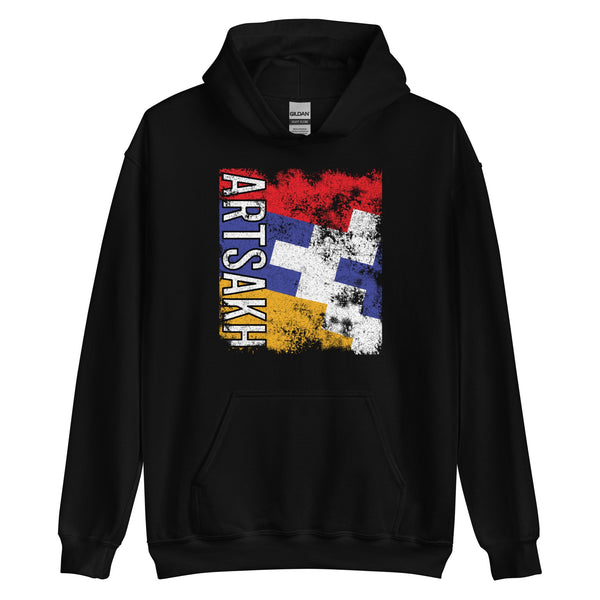 Artsakh Flag Distressed Hoodie