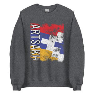 Artsakh Flag Distressed Sweatshirt