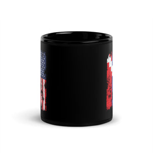 Artsakh USA Flag - Half American Mug