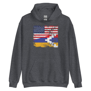 Artsakh USA Flag Hoodie