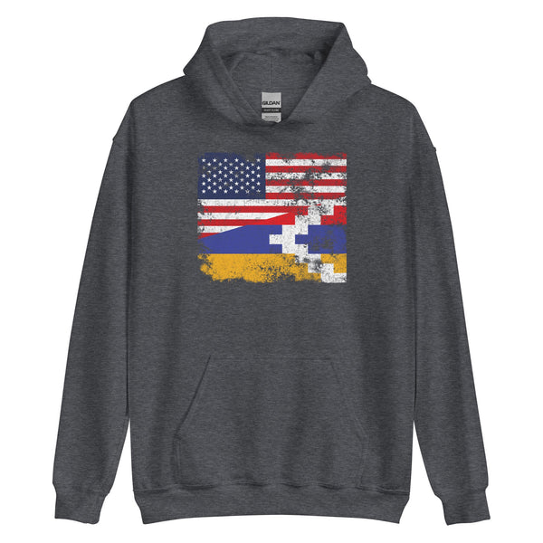 Artsakh USA Flag Hoodie