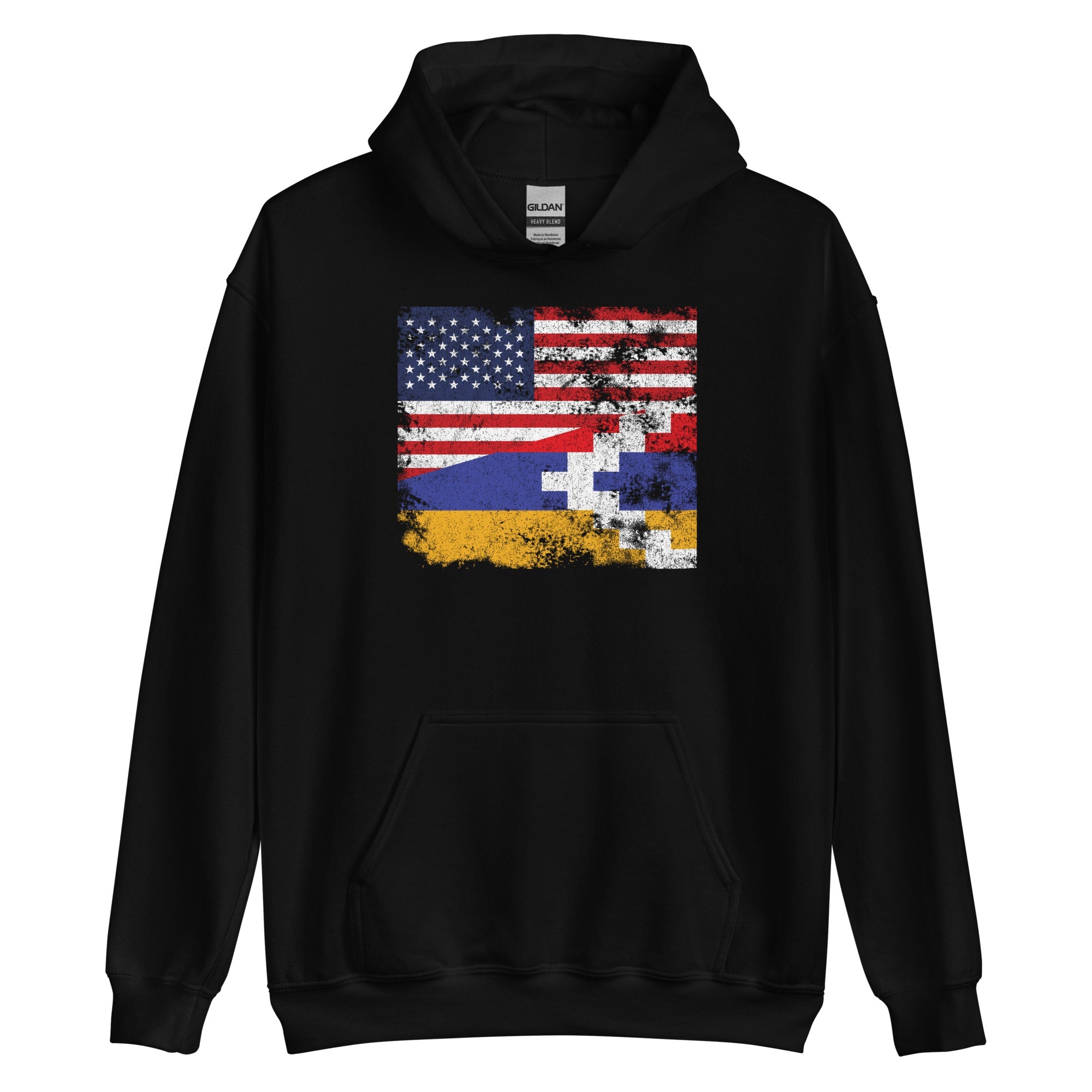 Artsakh USA Flag Hoodie