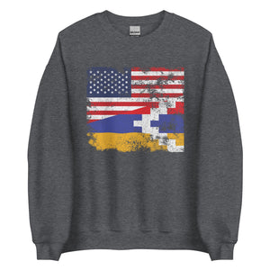 Artsakh USA Flag Sweatshirt