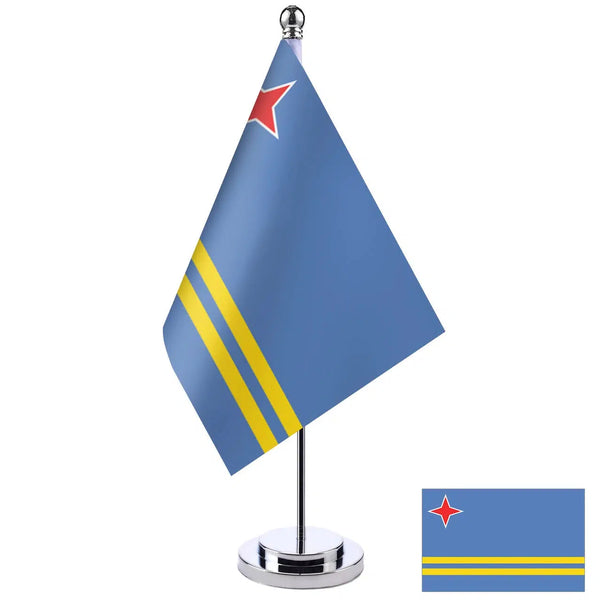 Aruba Desk Flag - Small Office Table Flag