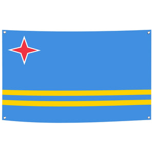 Aruba Flag - 90x150cm(3x5ft) - 60x90cm(2x3ft)