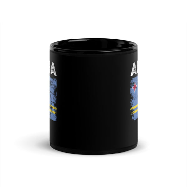 Aruba Flag Distressed - Aruban Flag Mug