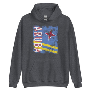 Aruba Flag Distressed Hoodie