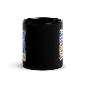 Aruba Flag Distressed Mug