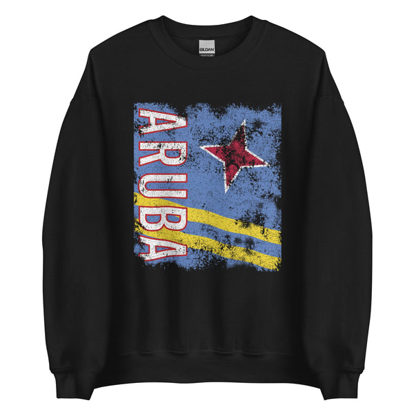 Aruba Flag Distressed Sweatshirt