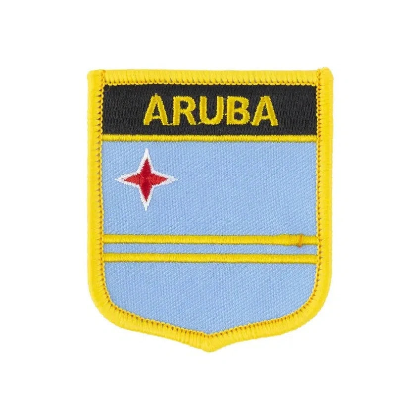 Aruba Flag Patch - Sew On/Iron On Patch