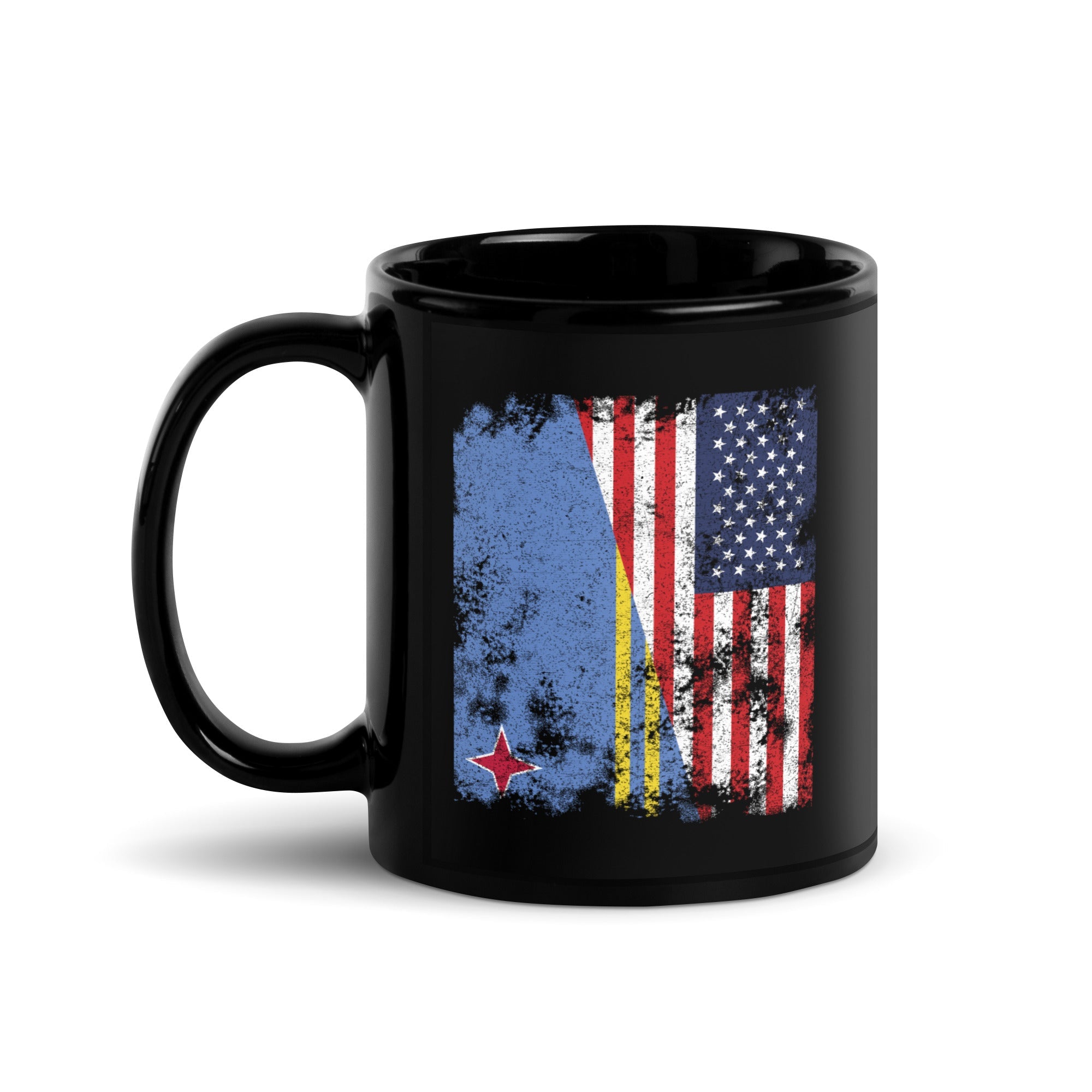 Aruba USA Flag - Half American Mug