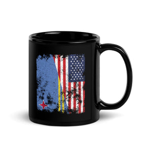 Aruba USA Flag - Half American Mug