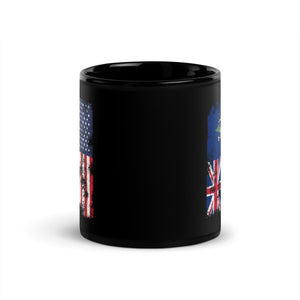 Ascension Island USA Flag Mug