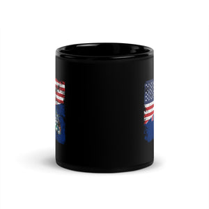 Ascension Island USA Flag Mug