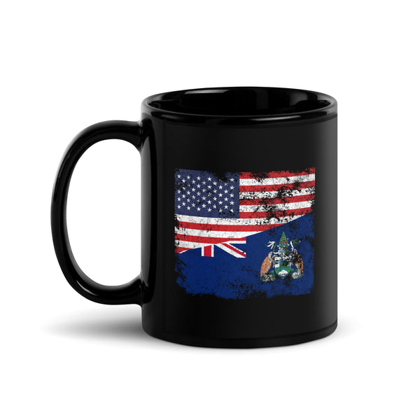 Ascension Island USA Flag Mug