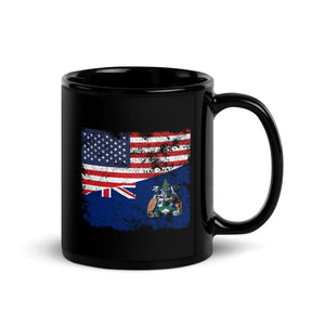 Ascension Island USA Flag Mug