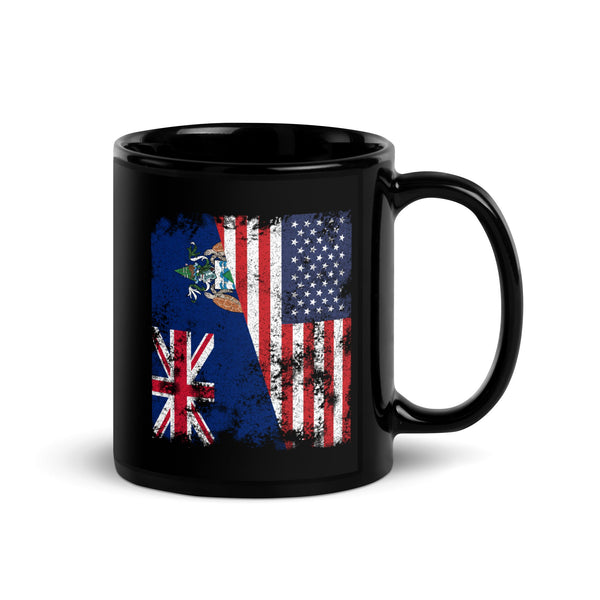 Ascension Island USA Flag Mug