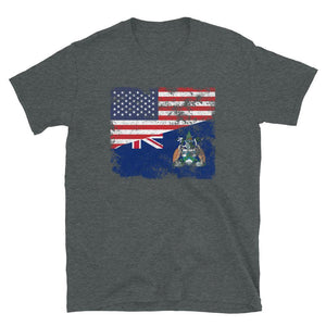 Ascension Island USA Flag T-Shirt