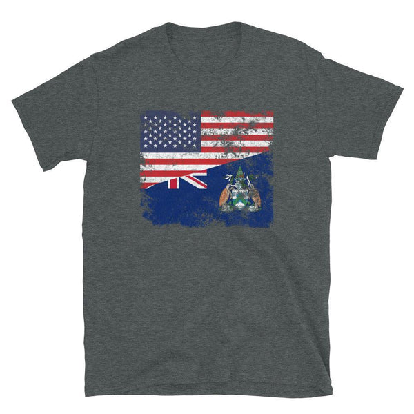 Ascension Island USA Flag T-Shirt