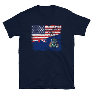 Ascension Island USA Flag T-Shirt