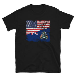 Ascension Island USA Flag T-Shirt