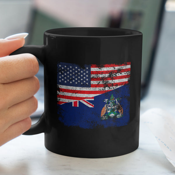 Ascension Island USA Flag Mug