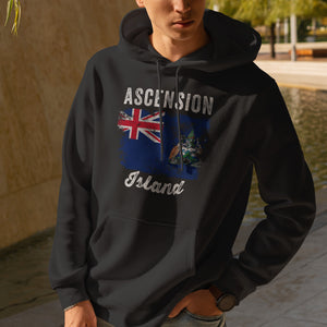 Ascension Island Flag Hoodie