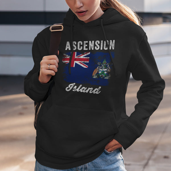 Ascension Island Flag Hoodie
