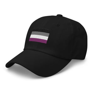 Asexual Flag Cap - Adjustable Embroidered LGBT+ Dad Hat