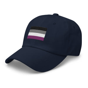 Asexual Flag Cap - Adjustable Embroidered LGBT+ Dad Hat