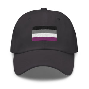 Asexual Flag Cap - Adjustable Embroidered LGBT+ Dad Hat