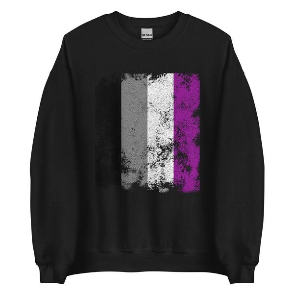 Asexual Flag - Distressed LGBTQIA2S+ Sweatshirt