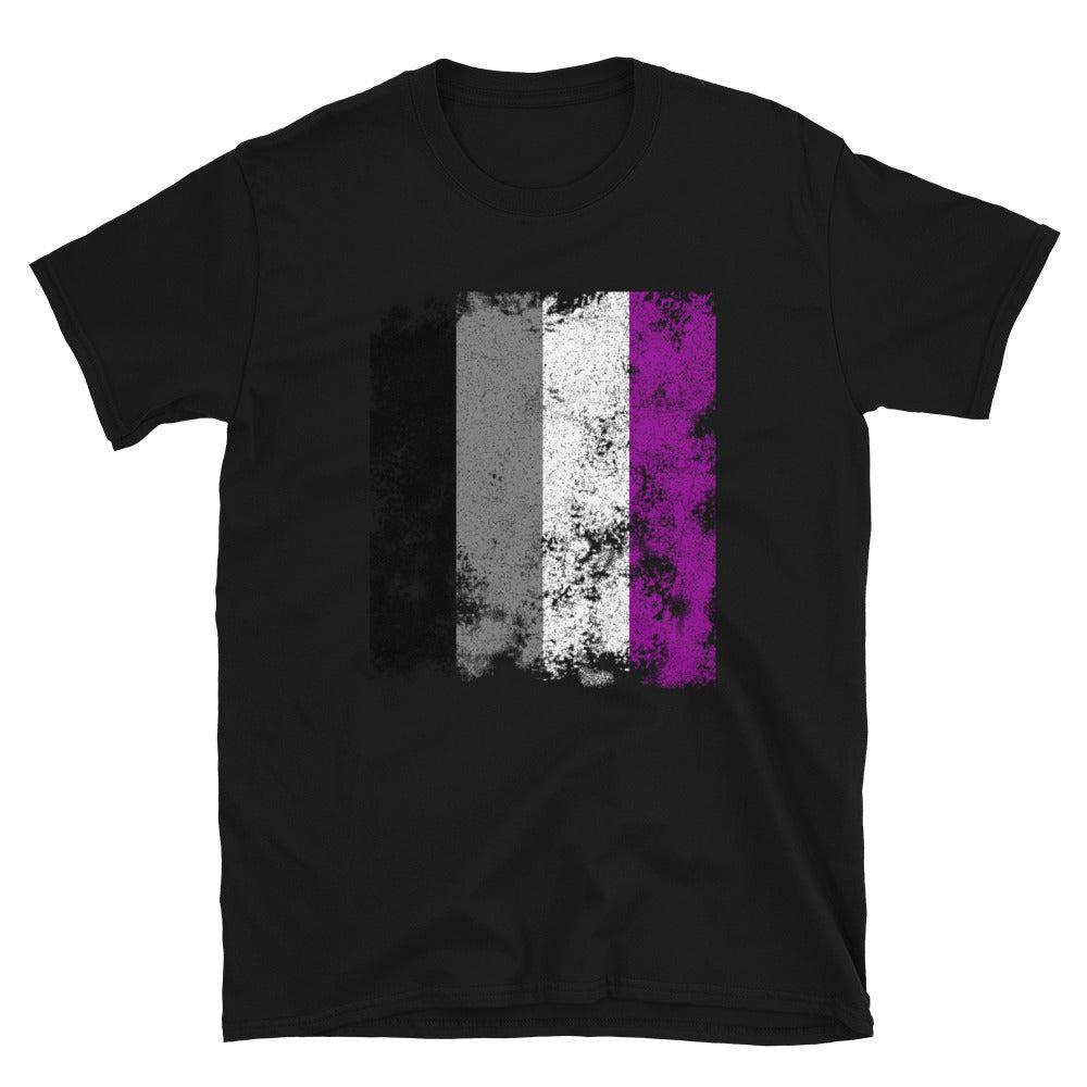 Asexual Flag - Distressed LGBTQIA2S+ T-Shirt