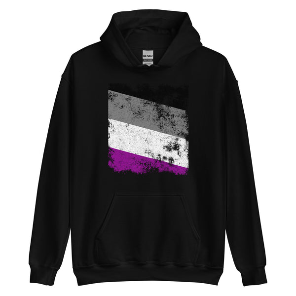 Asexual Flag - Distressed LGBT+ Hoodie