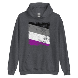 Asexual Flag - Distressed LGBT+ Hoodie