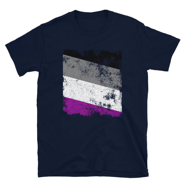 Asexual Flag - Distressed LGBT+ T-Shirt