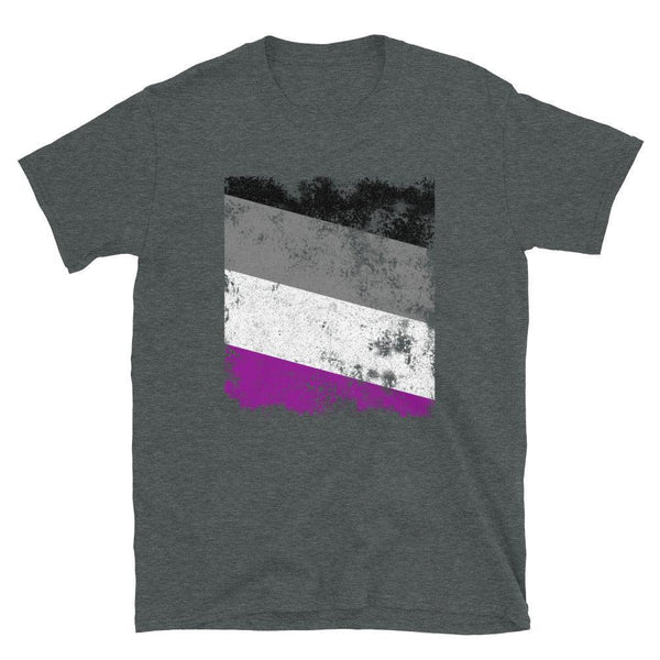 Asexual Flag - Distressed LGBT+ T-Shirt