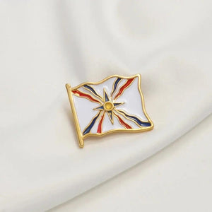 Ashur Assyrian Flag Lapel Pin - Enamel Pin Flag