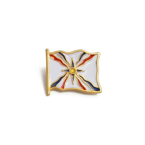 Ashur Assyrian Flag Lapel Pin - Enamel Pin Flag