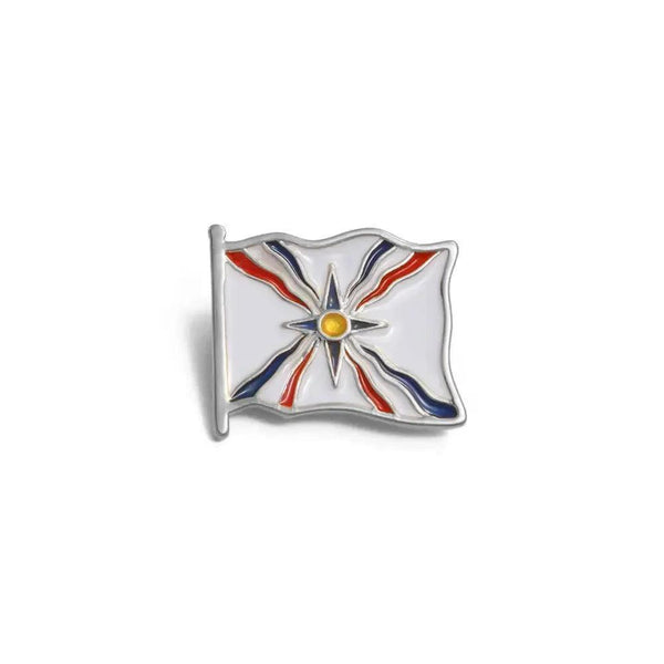 Ashur Assyrian Flag Lapel Pin - Enamel Pin Flag