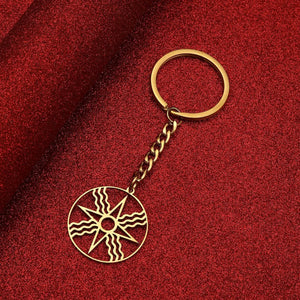 Ashur Assyrian Keychain