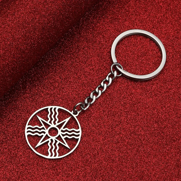 Ashur Assyrian Keychain