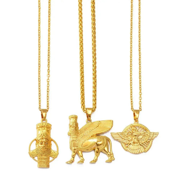 Ashur Assyrian Pendant Necklace Collection