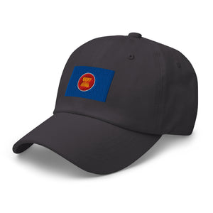 Association Of Southeast Asian Nations Flag Cap - Adjustable Embroidered Dad Hat