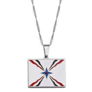 Assyrian Flag Necklace