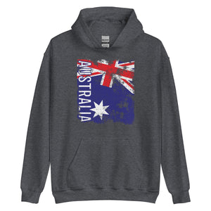 Australia Flag Distressed Hoodie