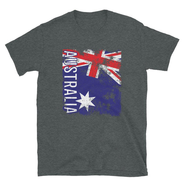 Australia Flag Distressed T-Shirt