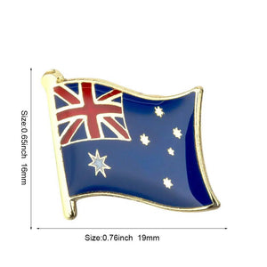 Australia Flag Lapel Pin - Enamel Pin Flag