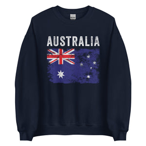 Australia Flag Vintage - Australian Flag Sweatshirt